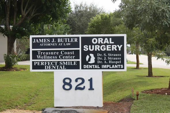 Stuart office sign